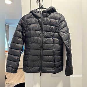 Eddie Bauer Women’s CirrusLite Down Hooded Jacket Size Small